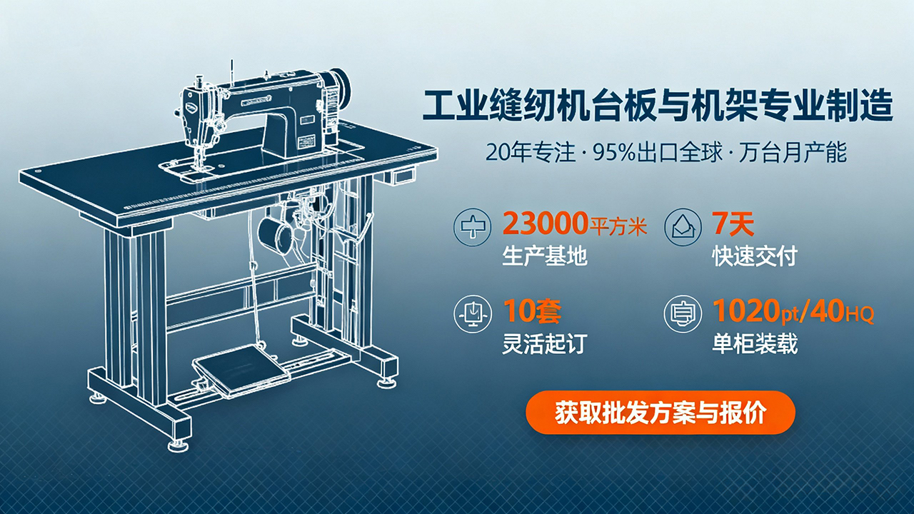 工业缝纫机台板：专业定制，稳固耐用